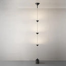 Nordic minimalist adjustable LED floor lamp in metal and marble