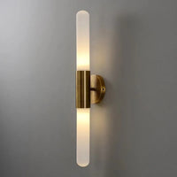 Modern decorative gold glass wall light