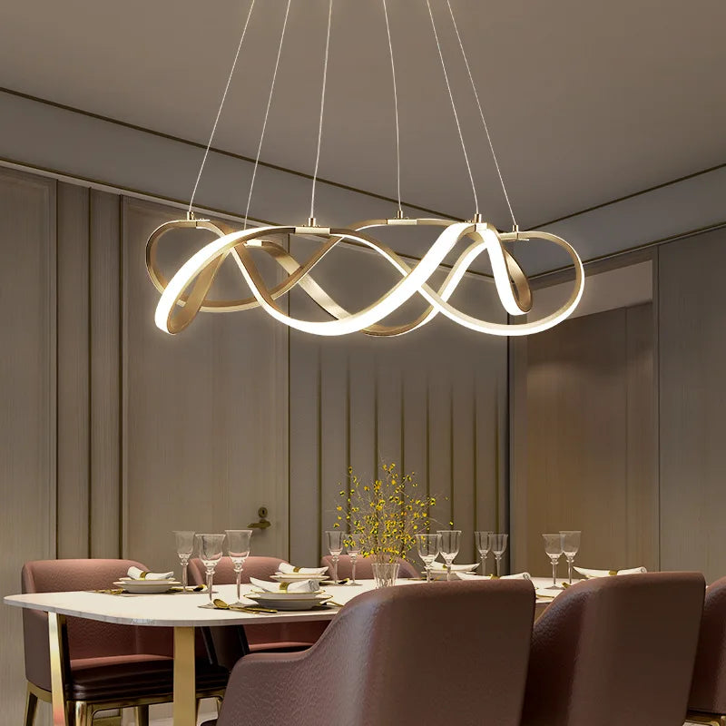 Modern Nordic style LED pendant chandelier