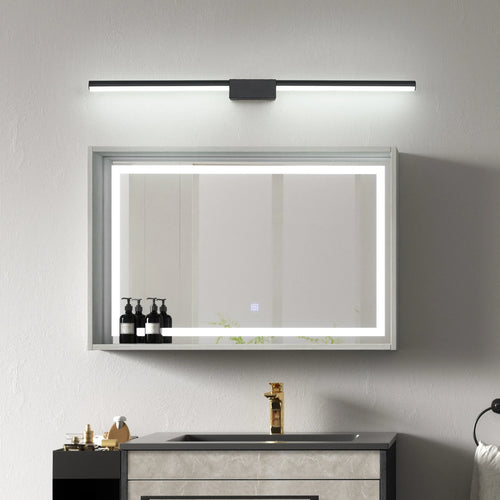 Acrylic wall light modern lighting for mirror and vanity - vue 4 sur 12