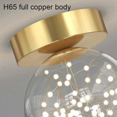 Nordic LED ceiling light for living room, dining area, bedroom, corridor or cloakroom - vue 7 sur 16