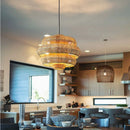 Creative bohemian rattan lamps