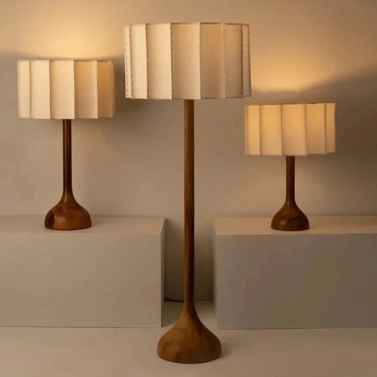 Japanese zen art designer floor lamp and table lamp
