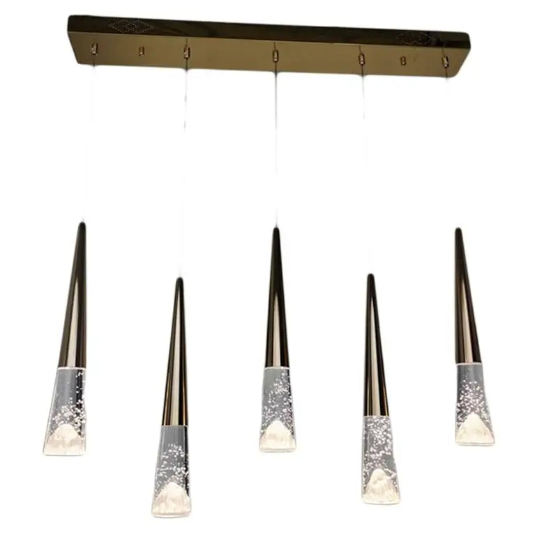 Modern crystal pendant light for elegant indoor lighting