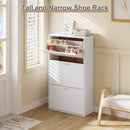 high shelf shoe organizer with folding drawers