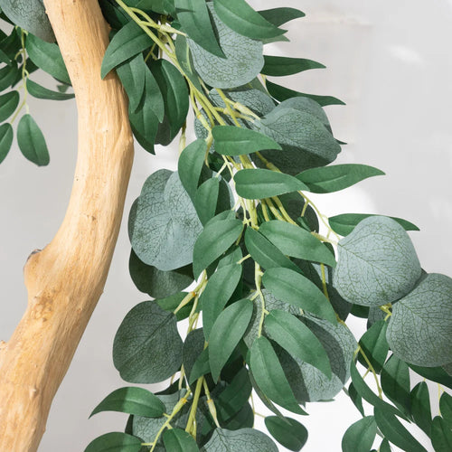 Artificial eucalyptus vine silk plant for indoor and outdoor decoration - vue 4 sur 6