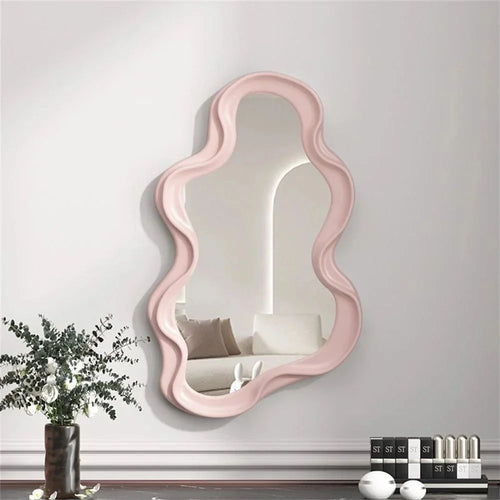 Vertical cloud mirror for office, dormitory, and bathroom decor - vue 9 sur 12