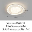 Modern rectangular ceiling light for indoor and outdoor lighting