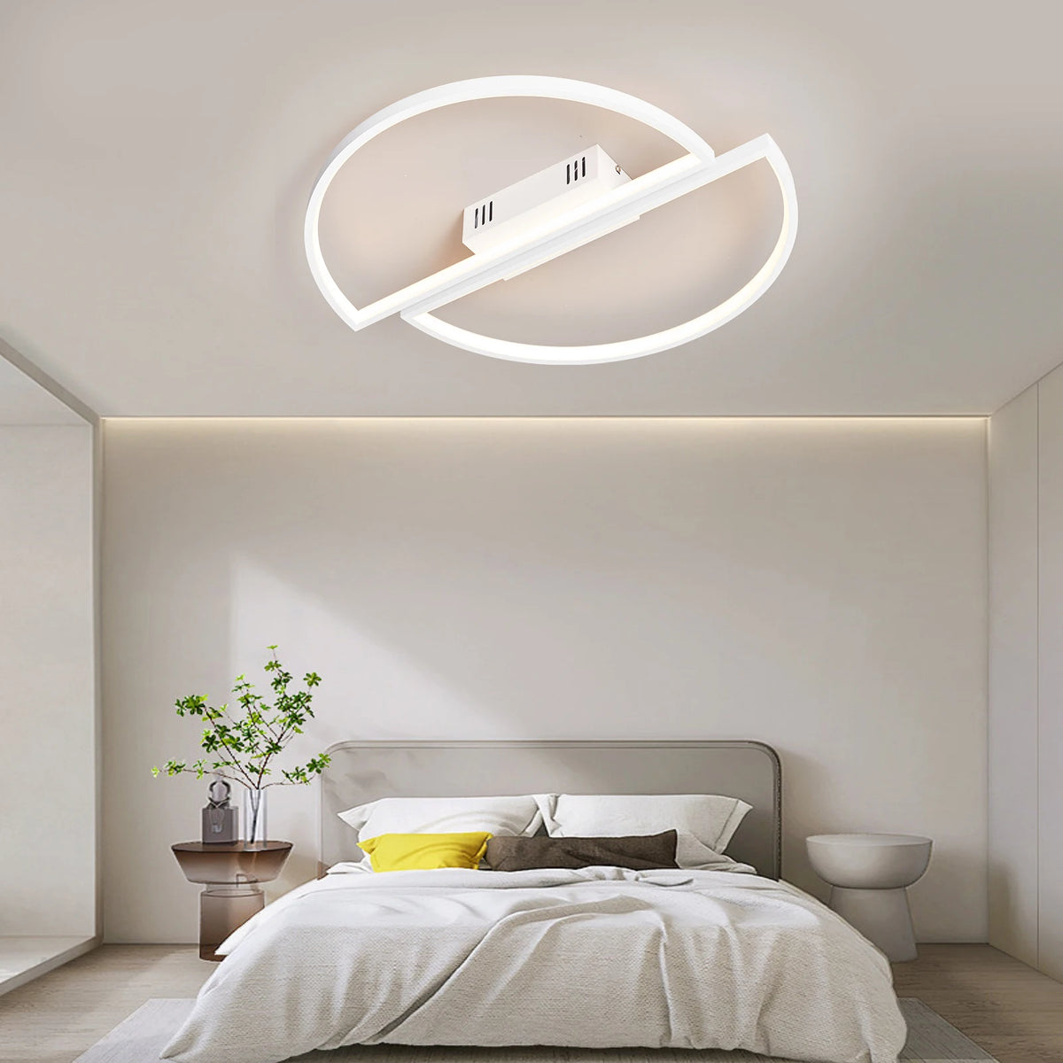 Modern LED chandelier for elegant lighting in your home - vue 4 sur 9