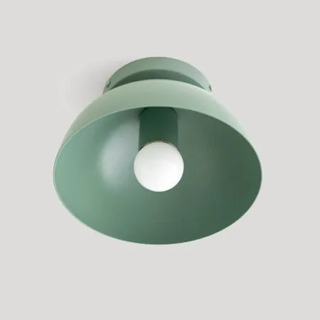 modern simple metal colorful lampshade ceiling light - vue 8 sur 10