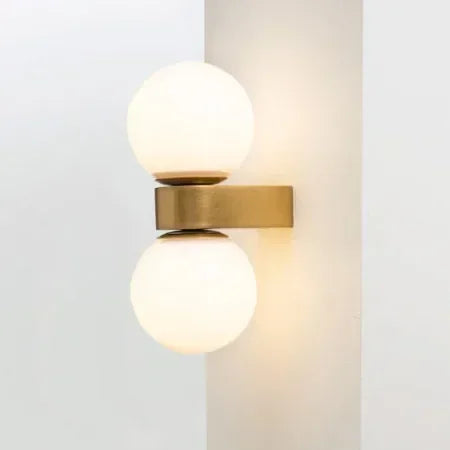 Modern minimalist glass wall light