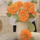 Artificial double petal retro sunflowers for interior decoration