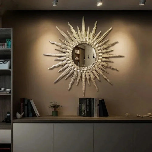 decorative iron mirrors for an elegant and modern atmosphere - vue 5 sur 10