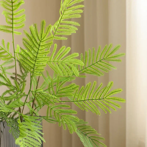 Artificial mimosa plant for rustic decor and photography accessories - vue 5 sur 10