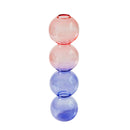 Glass candlestick holder for party and wedding decorations