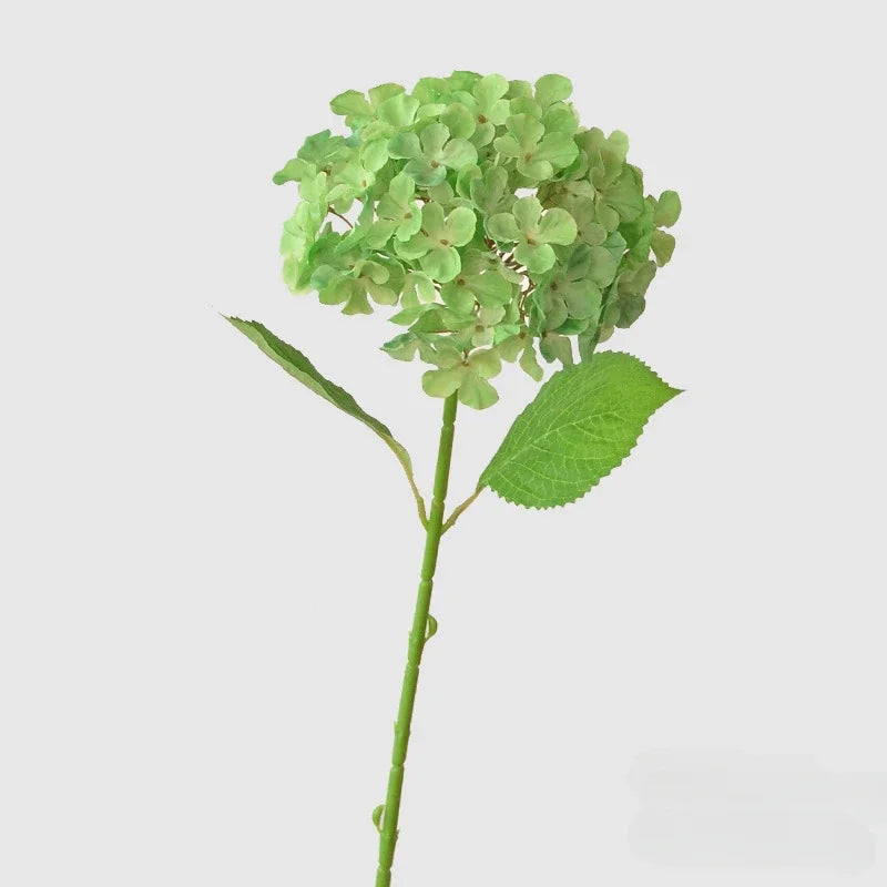 Artificial hydrangea branch for home and office decoration