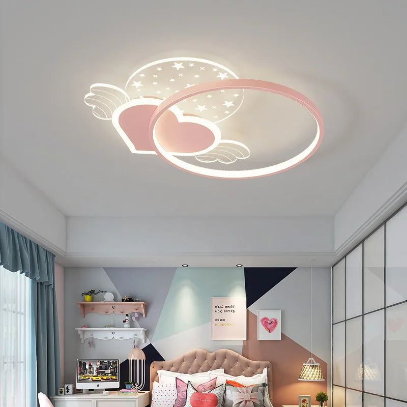 Simple and romantic modern light for children's bedroom - vue 6 sur 6