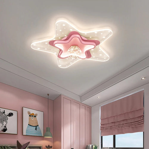 Nordic starry sky ceiling light for children’s room, romantic and cosy - vue 2 sur 11