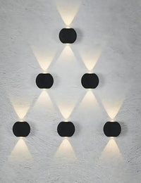 Modern waterproof LED wall light for indoor and outdoor decoration