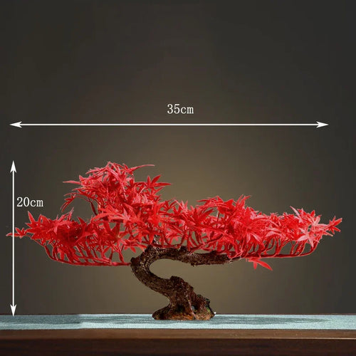 Chinese style artificial bonsai tree for indoor and outdoor decor - vue 8 sur 22
