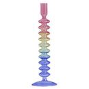 Glass candlestick holder for party and wedding decorations