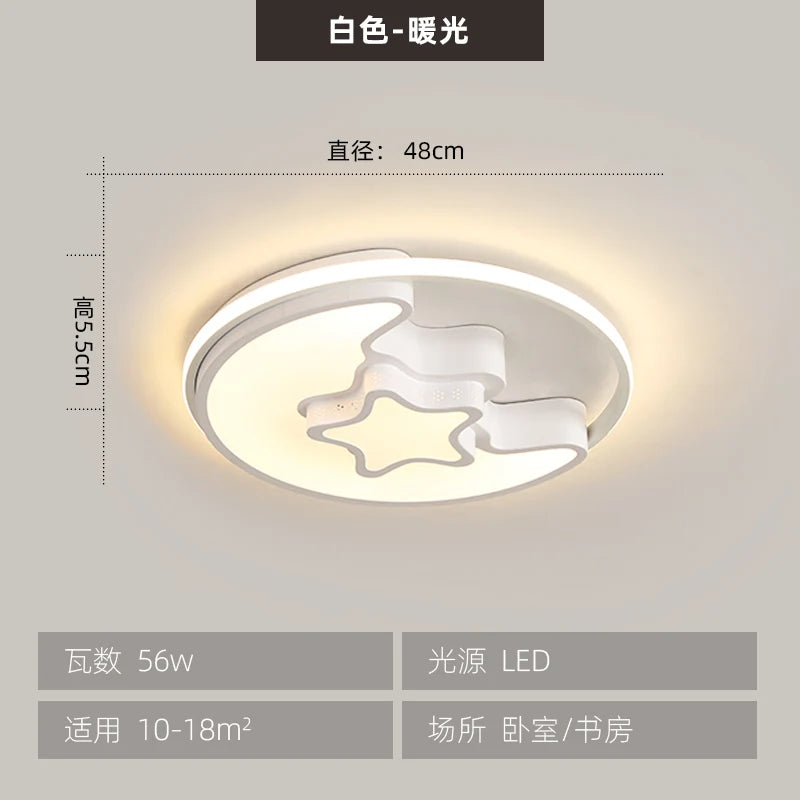 Modern LED children's cartoon ceiling light - vue 11 sur 12
