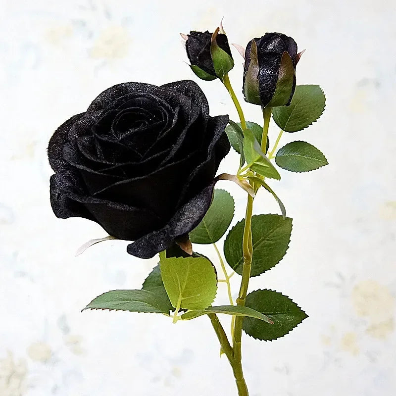 velvet rose simulation for elegant decoration - vue 8 sur 8