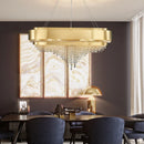 Modern art design gold crystal chandelier for luxurious decor