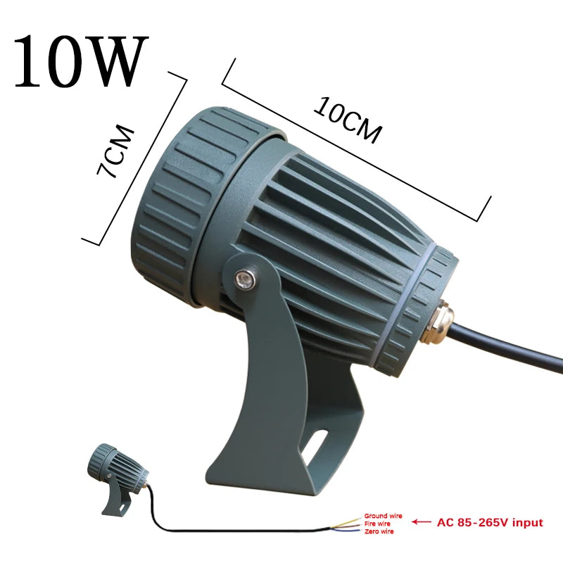 Waterproof LED lamp for outdoor garden and path lighting - vue 13 sur 15