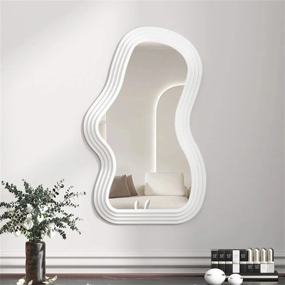 Vertical cloud mirror for office, dormitory, and bathroom decor - vue 10 sur 12