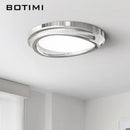 Modern art deco chrome ceiling light