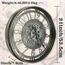 metal mobile wall clock stylish and durable interior decoration