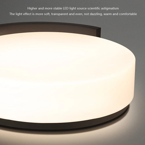 Modern decorative round LED ceiling light - vue 6 sur 10