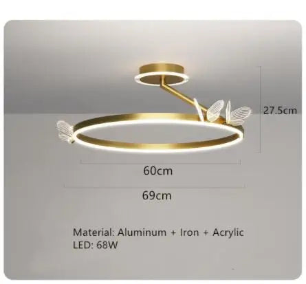 Acrylic designer pendant light for modern luxury decor - vue 13 sur 21