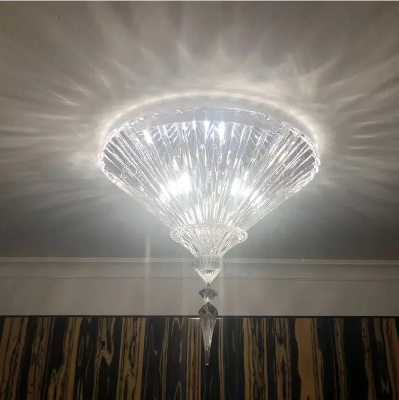 Luxury crystal ceiling light for decorative interior lighting - vue 5 sur 6