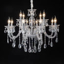 Modern crystal glass chandelier for luxury spaces