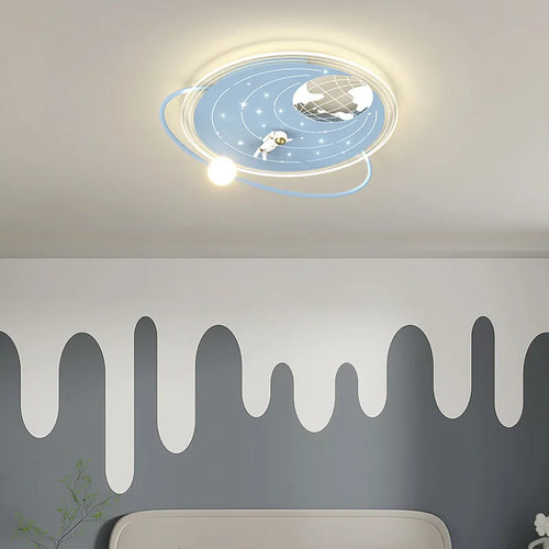 Modern creative LED ceiling light for children's bedroom - vue 3 sur 18