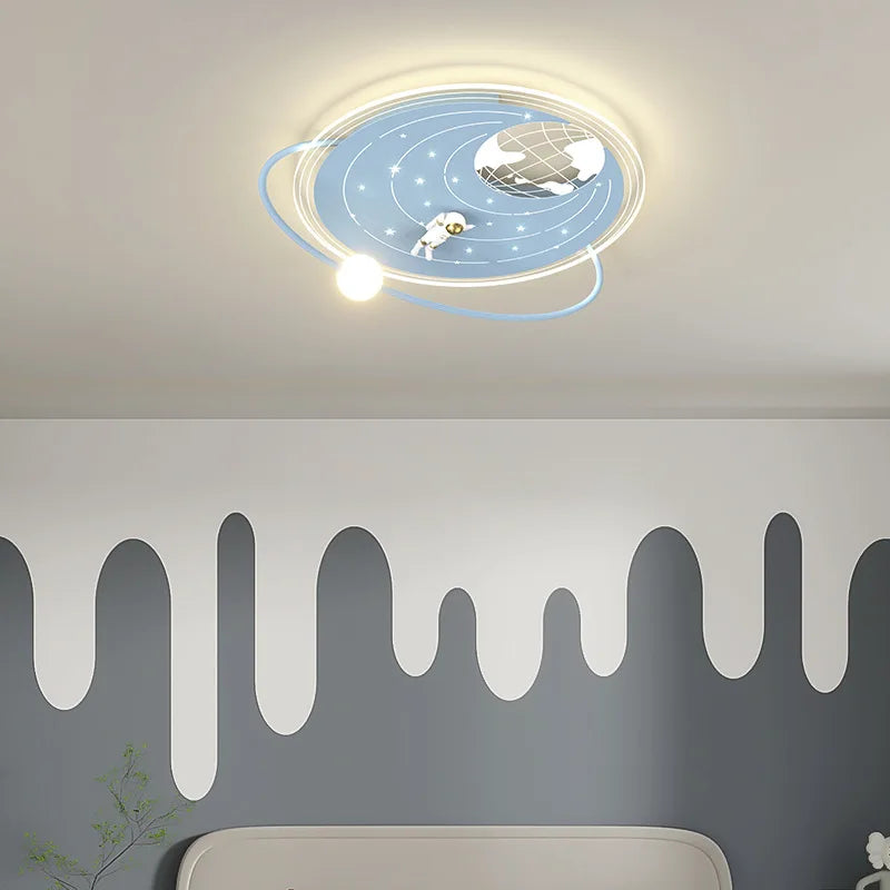 Modern creative LED ceiling light for children's bedroom