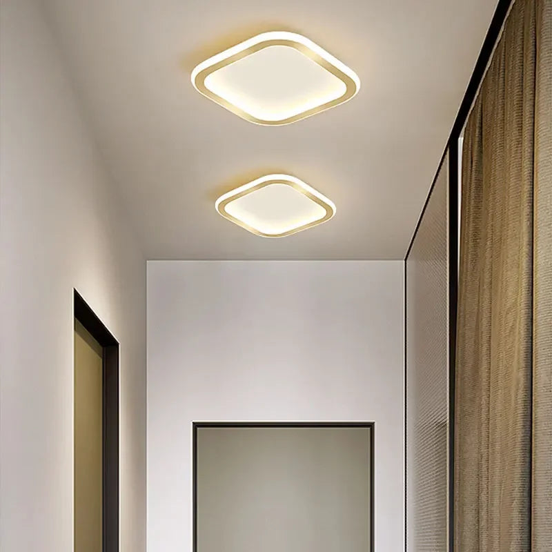 Modern gold ceiling light for interior decoration and lighting - vue 6 sur 14