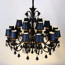 44-arm crystal chandelier for hotel and commercial centre