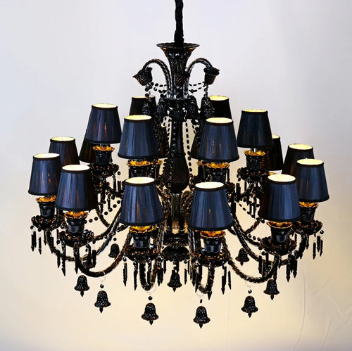 44-arm crystal chandelier for hotel and commercial centre - vue 5 sur 12