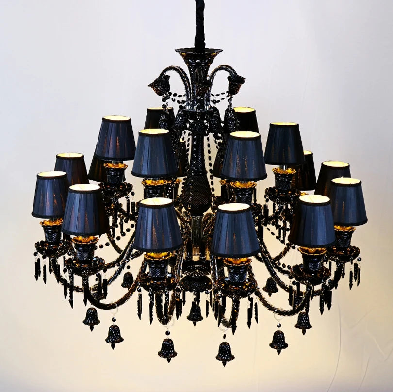 44-arm crystal chandelier for hotel and commercial centre - vue 4 sur 12