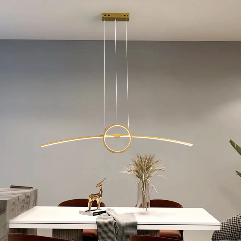 Modern LED pendant light for stylish indoor lighting