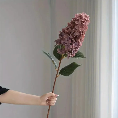 Large artificial hydrangea flower for floral decoration and weddings - vue 8 sur 11