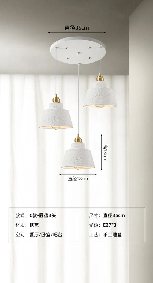 Handcrafted wabi-sabi pendant light for modern Japanese ambience - vue 16 sur 16