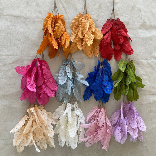 Artificial silk leaves for floral decoration - vue 6 sur 15