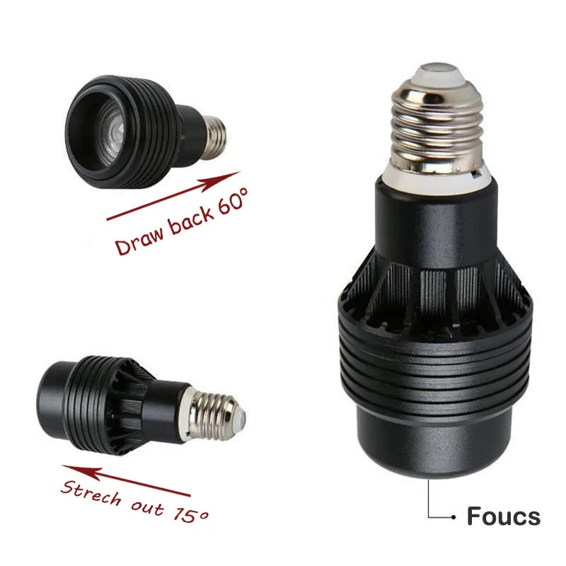 Dimmable LED spotlight with adjustable angle for indoor lighting - vue 5 sur 8