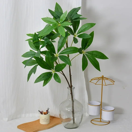 Artificial fortune tree with green foliage - vue 4 sur 8