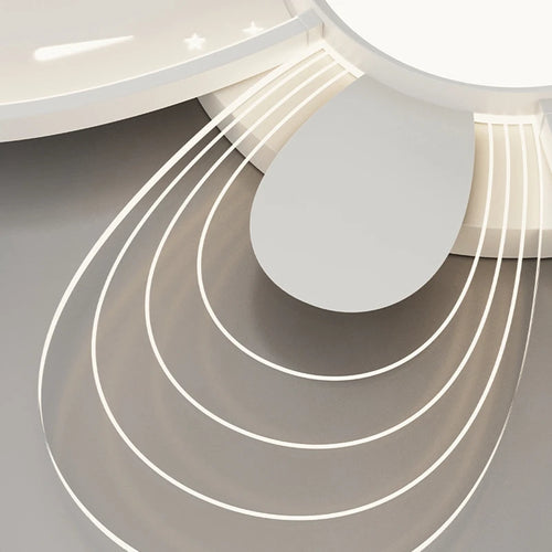 Modern LED ceiling light for elegant interior decoration - vue 5 sur 10