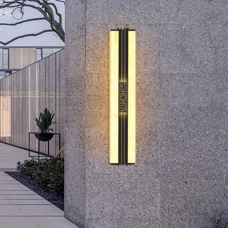 Waterproof outdoor wall light pastoral style decorative LED